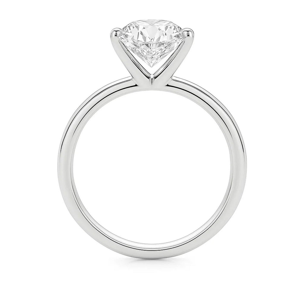 Ashbourne princess cut solitaire, lab-grown diamonds, 14K white gold