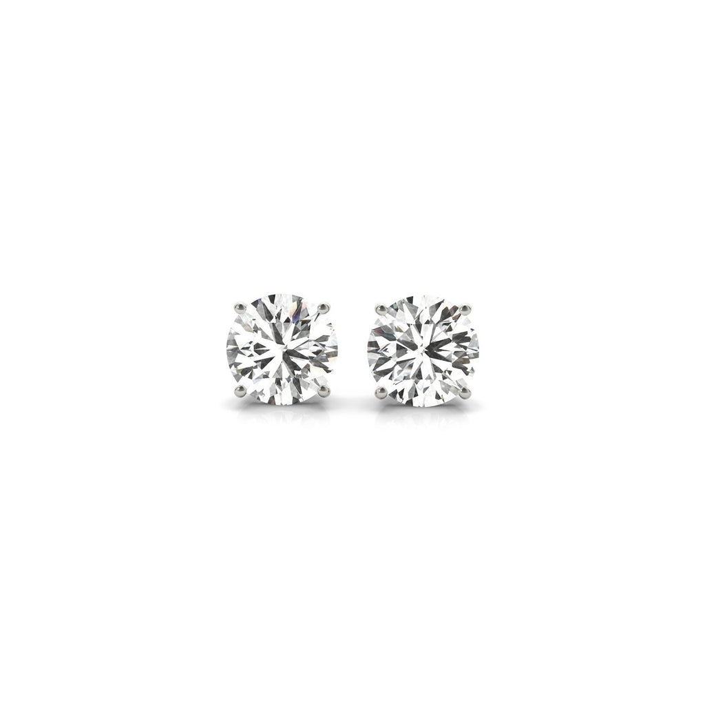Ashbourne lab-grown diamond earrings, 1 1/2 ct, 14K white gold