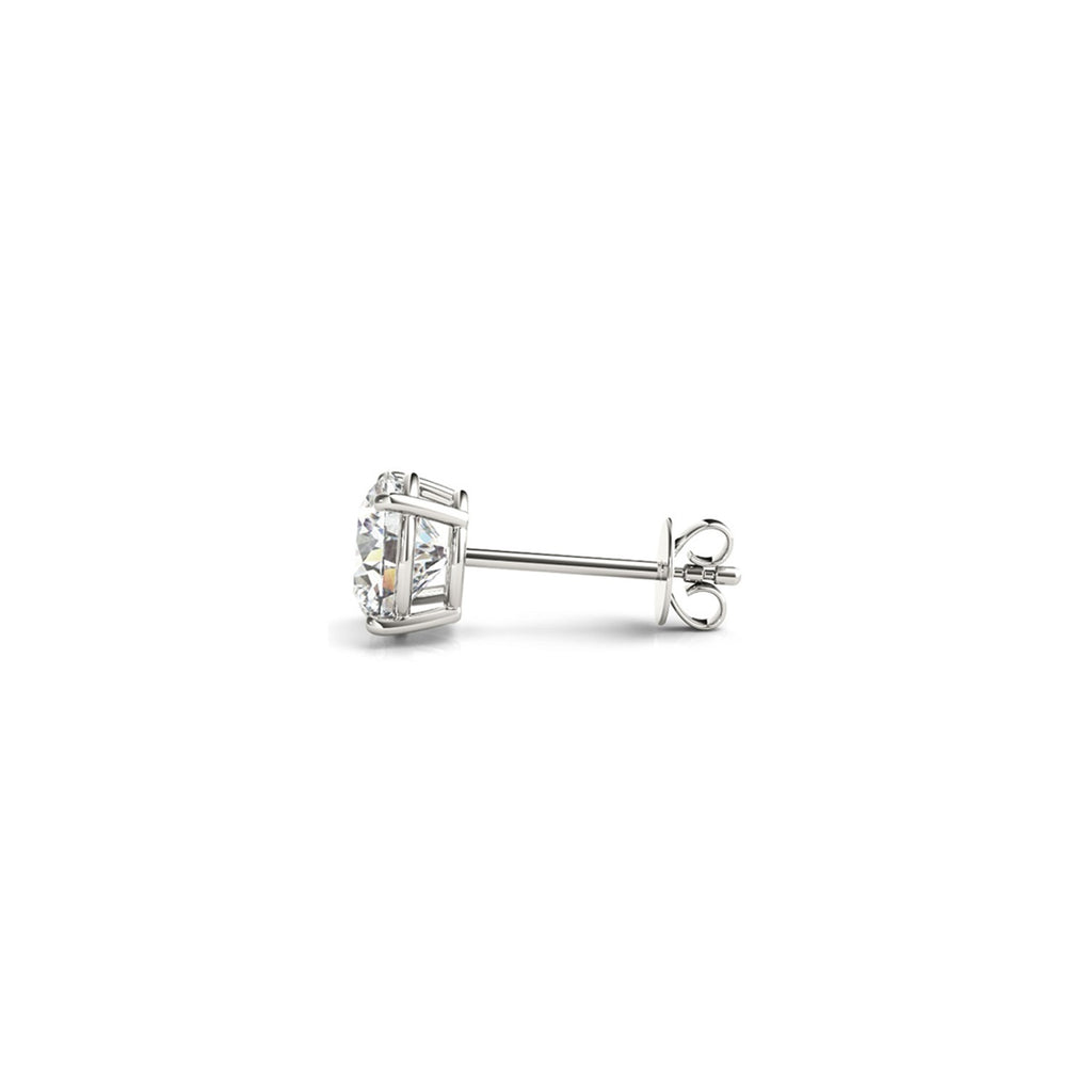 Ashbourne lab-grown diamond earrings, 1 1/2 ct, 14K white gold