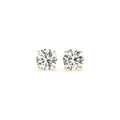 Ashbourne lab-grown diamond earrings, 2 ct, 14K yellow gold