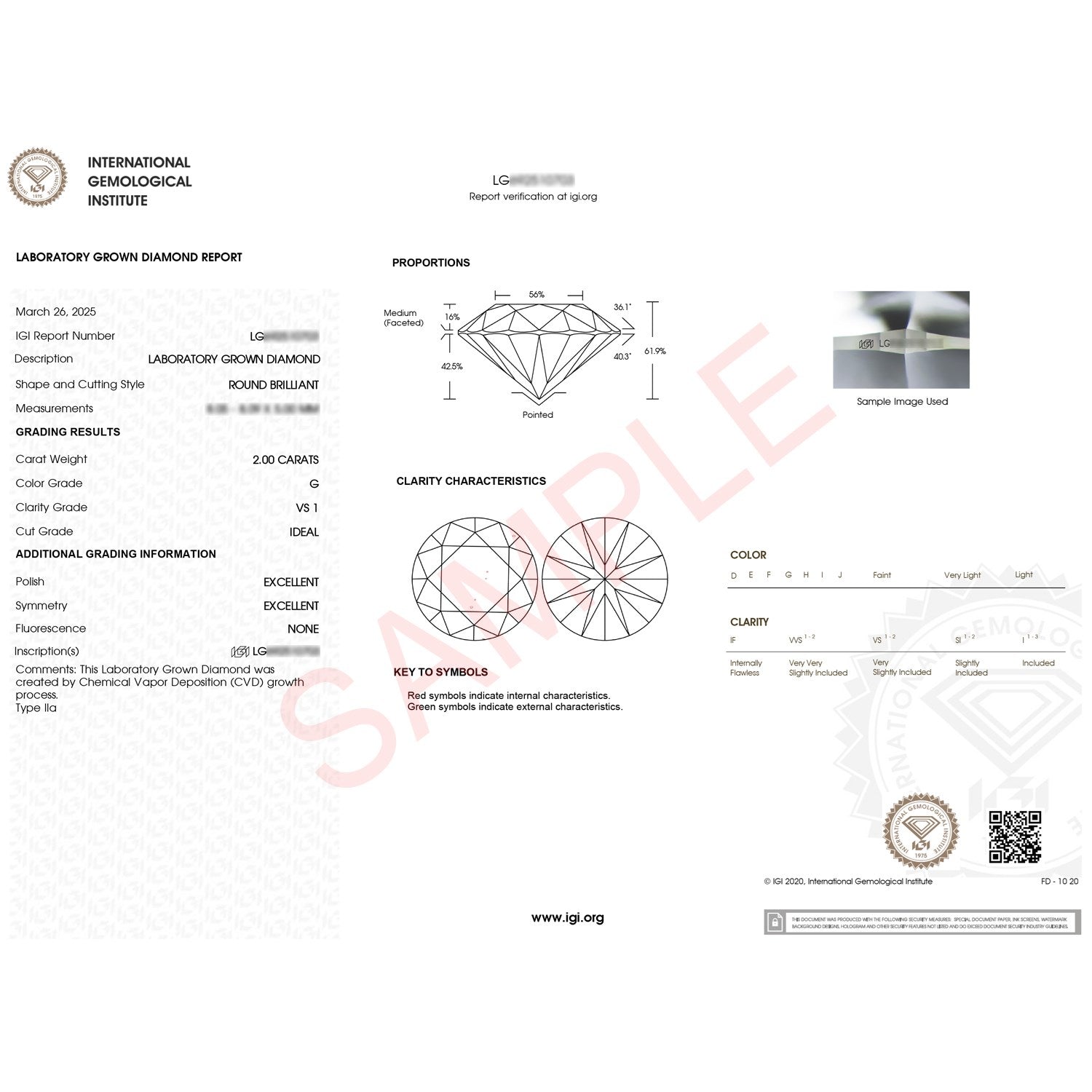 Ashbourne round cut solitaire, lab-grown diamonds, 14K white gold