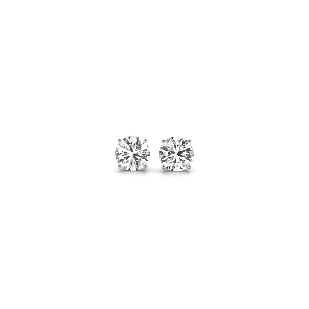 Ashbourne lab-grown diamond studs, 1/2 ct, 14K white gold