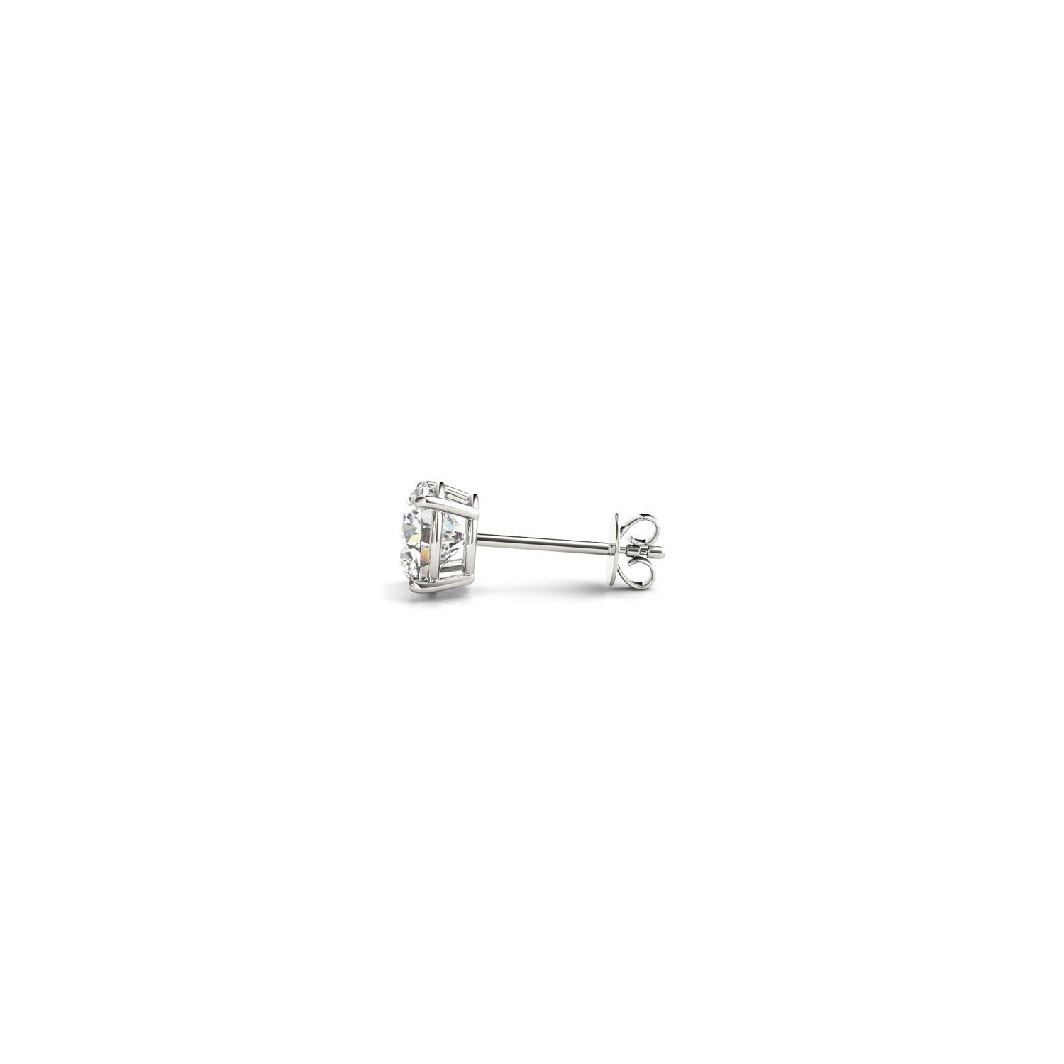 Ashbourne lab-grown diamond studs, 1/2 ct, 14K white gold