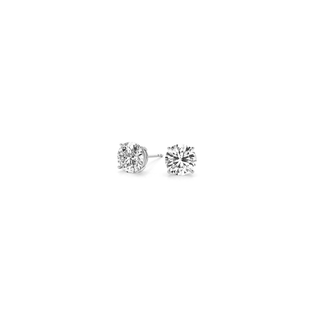 Ashbourne lab-grown diamond studs, 1/2 ct, 14K white gold