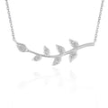 Ashbourne lab-grown diamond pendant, 14K white gold