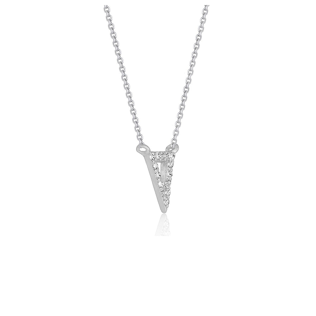 Ashbourne lab-grown diamond pendant, 14K white gold
