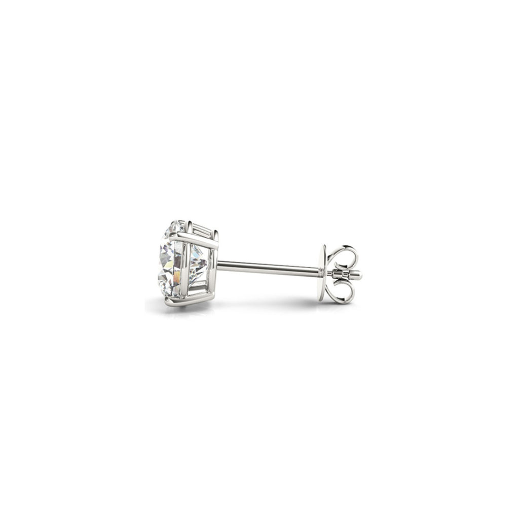 Ashbourne lab-grown diamond studs, 2 ct, 14K white gold