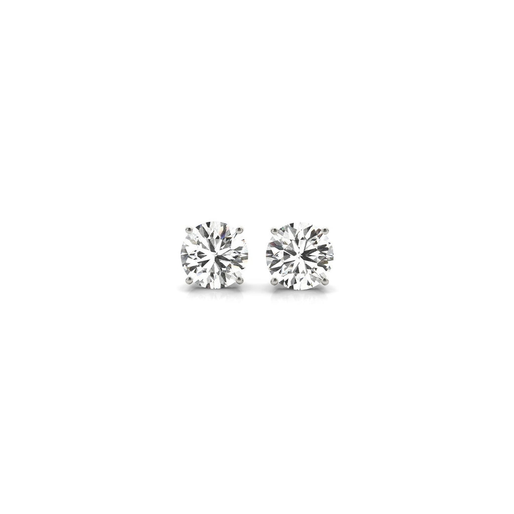 Ashbourne lab-grown diamond studs, 1 ct, 14K white gold