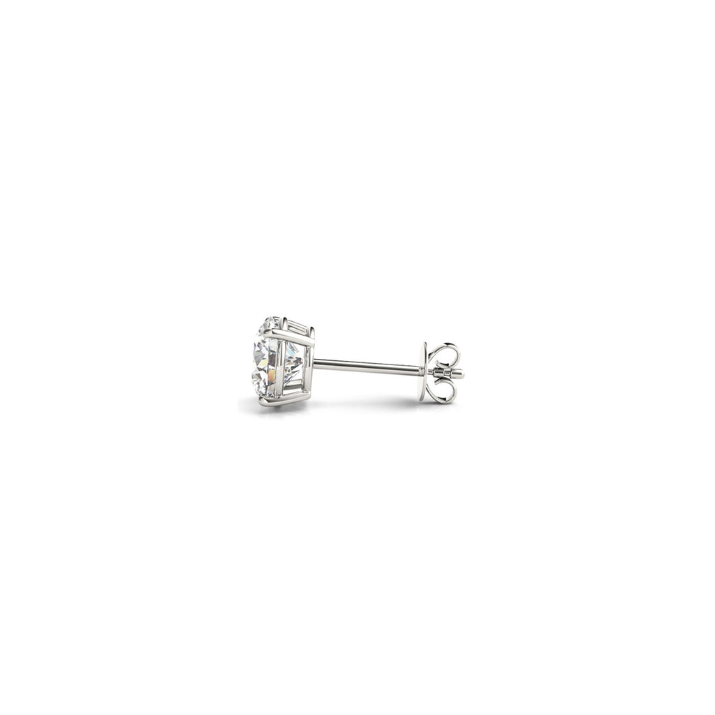Ashbourne lab-grown diamond studs, 1 ct, 14K white gold