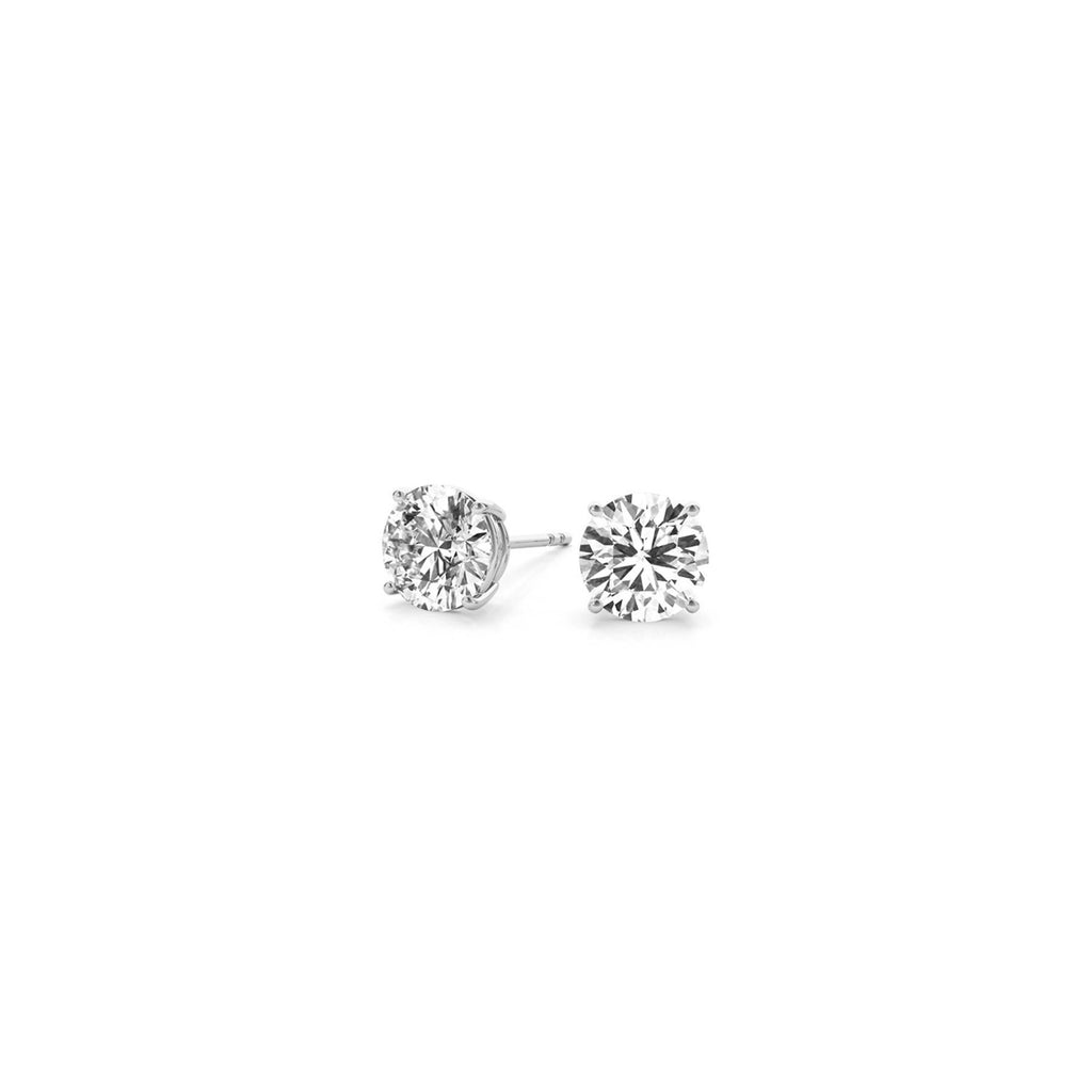 Ashbourne lab-grown diamond studs, 1 ct, 14K white gold