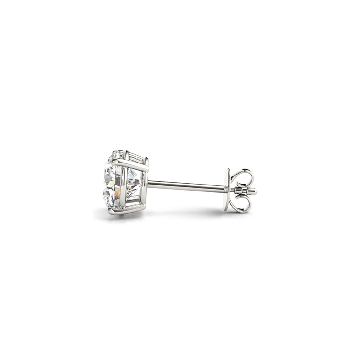 Ashbourne lab-grown diamond studs, 3 ct, 14K white gold