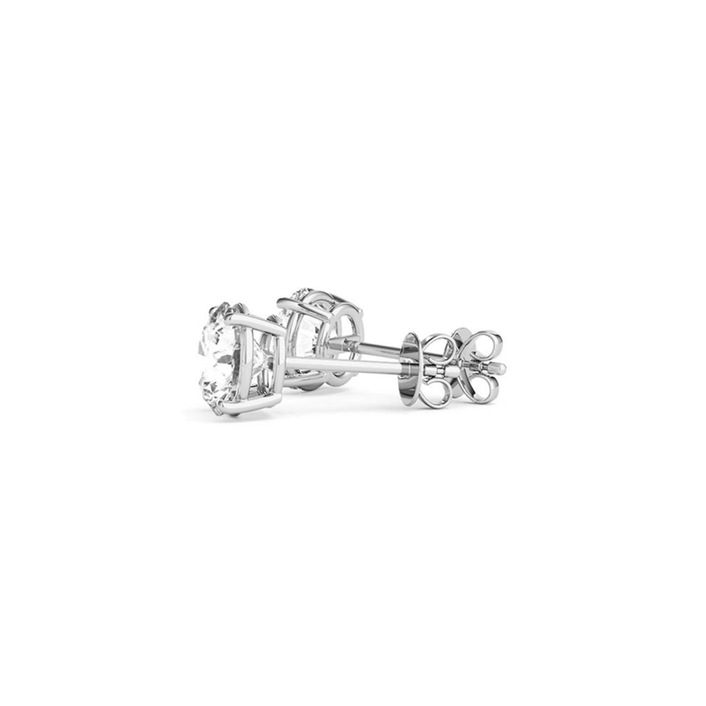 Ashbourne lab-grown diamond studs, 3 ct, 14K white gold